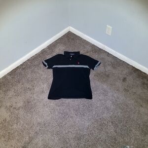 Black polo t-shirt